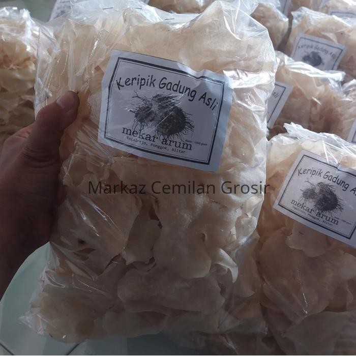 

FF 1 Kg keripik gadung mentah super 10 -15 cm siap goreng tanpa jemur - bumbu bawang asin Cemilan Food Kripik