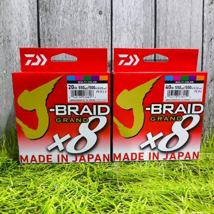 SENAR PE DAIWA JBRAID GRAND X8 500M | 500 YDS | PILIH UKURAN