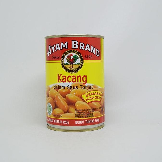 

READY AYAM BRAND BAKED BEANS IN TOMATO 425G - KACANG PANGGANG SAUS TOMAT KALENG