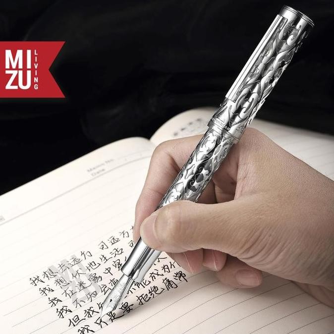 

TERBARU! HONGDIAN D1 Skeleton Overlay Piston Filler Fountain Pen Demonstrator Metal Body