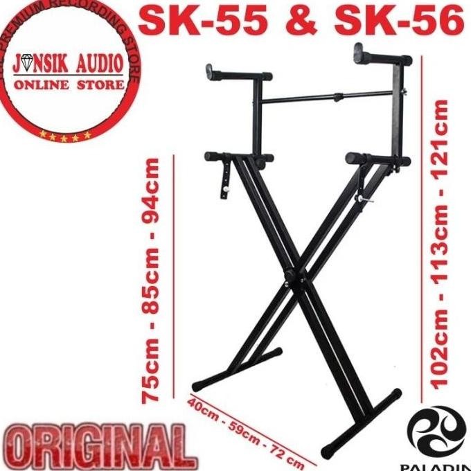Stand Keyboard 2 Susun Paladin Sk55 Stand Piano 2 Susun Sk56
