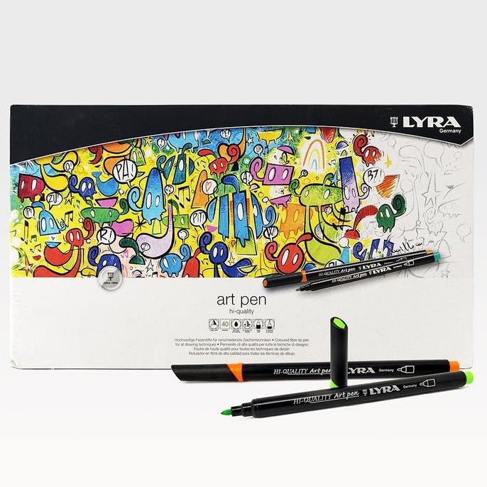 

Lyra Art Pen Metal Box 40 Pcs