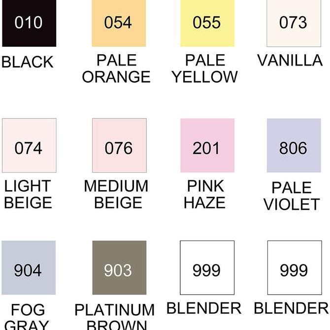 

ZIG CLEAN COLOR REAL BRUSH 12 pcs set B (RB-6000AT/12VB)