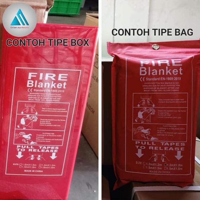 Fire Blanket / Selimut Api / Fire Blanket Bag Co
