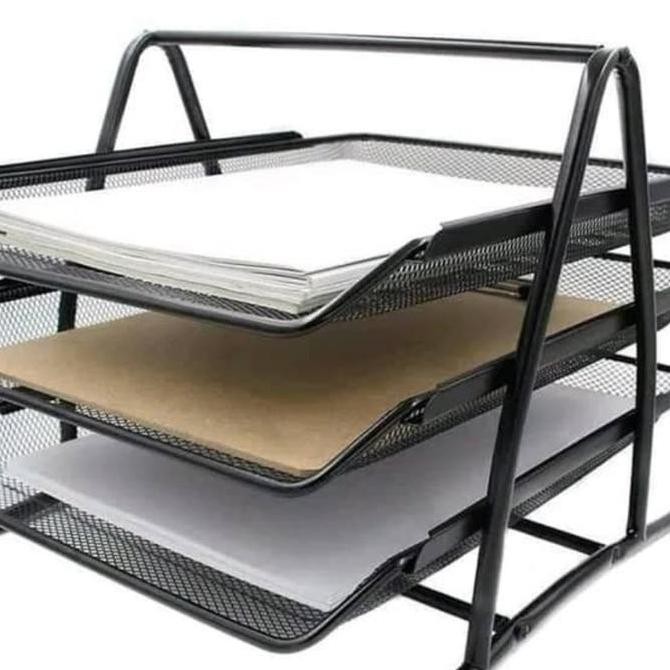 

Paper Tray Besi (3 Susun) Elevated Tray