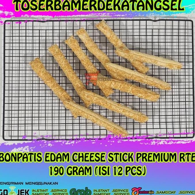 

Bonpatis Edam Cheese Stick Premium Rte 190 Gram (Isi 12 Pcs)