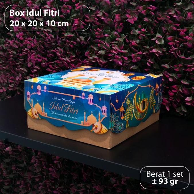 

isi 10 - Box Kue Lebaran 20 x 20 x 10 cm - Dus Kotak Idul Fitri - 2024