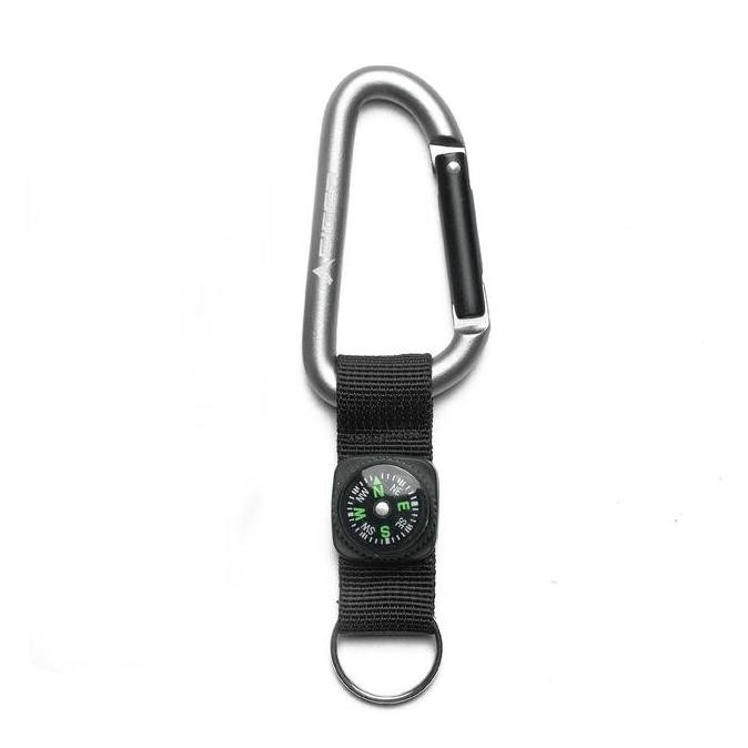Stok Terbatas Eiger 8mm Pear D Carabiner Strap Compass Keychain Outdoor