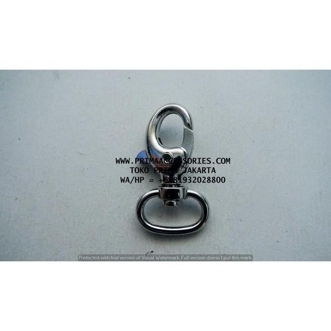 

Stok Terbatas Cantelan Tas / ID Card Stainless Steel 102 Nickel