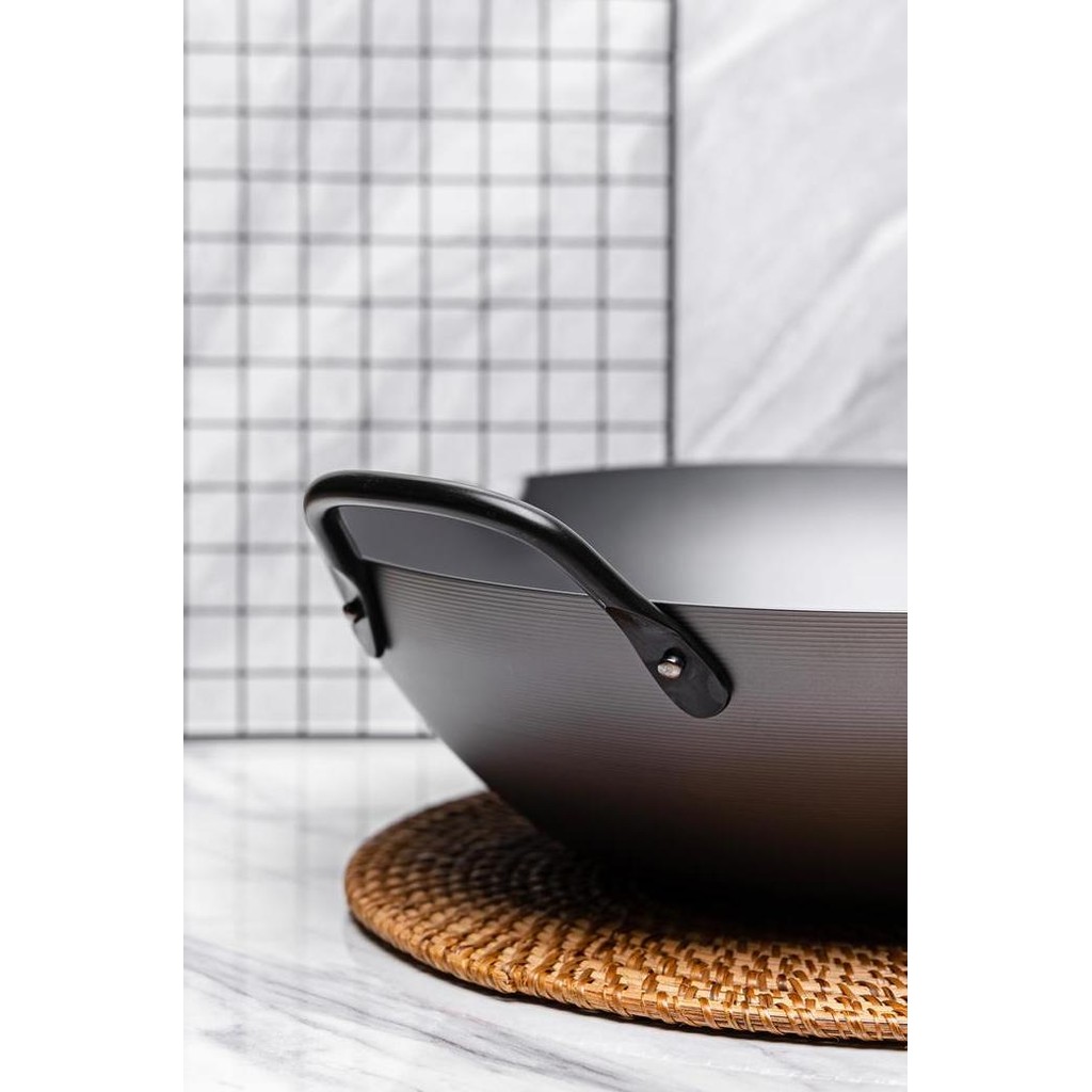 WAJAN JEPANG YOSHIKAWA CARBON STEEL BEIJING WOK COOK-PAL