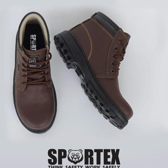 SAFETY BOOT BY SPORTEX SEPATU SAFETY PRIA TERMURAH FROM BANDUNG BESI