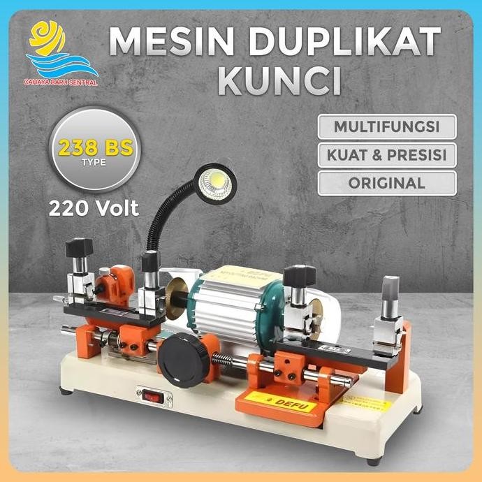 Stok Terbatas Mesin Duplikat Pembuat Kunci Defu 238-BS Manual Key Cutting Machine