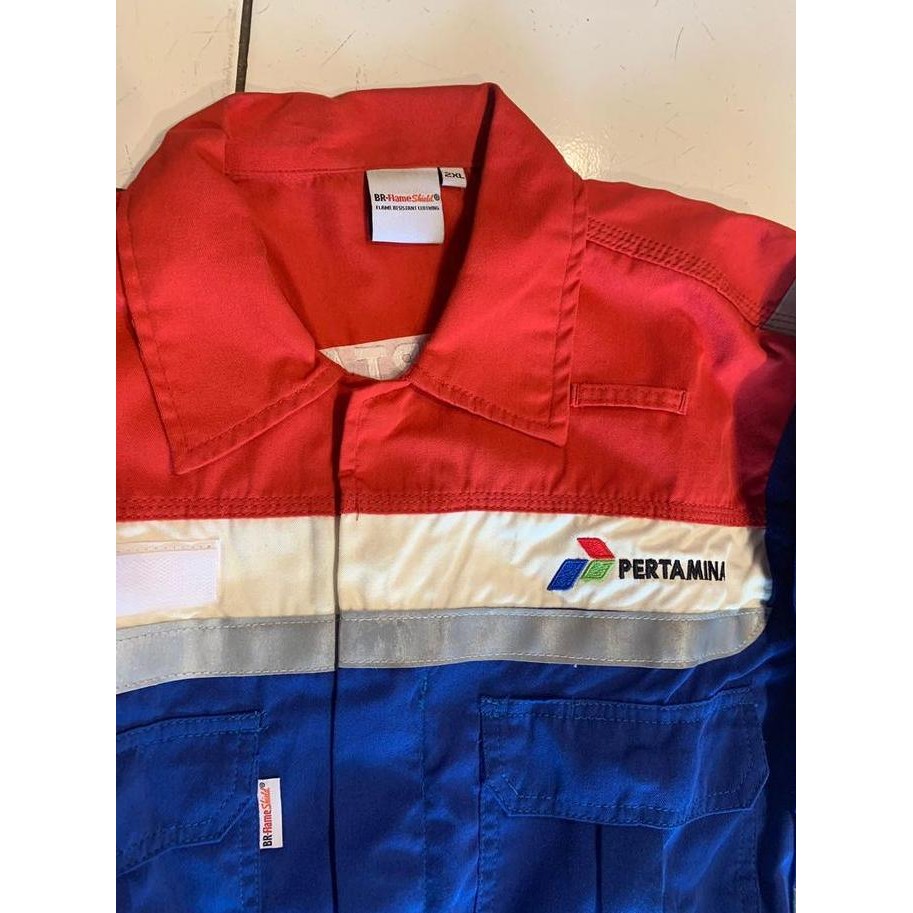 Wearpack Pertamina Br-Flame Shield Ultra Coverall Pertamina Br-Flame Co
