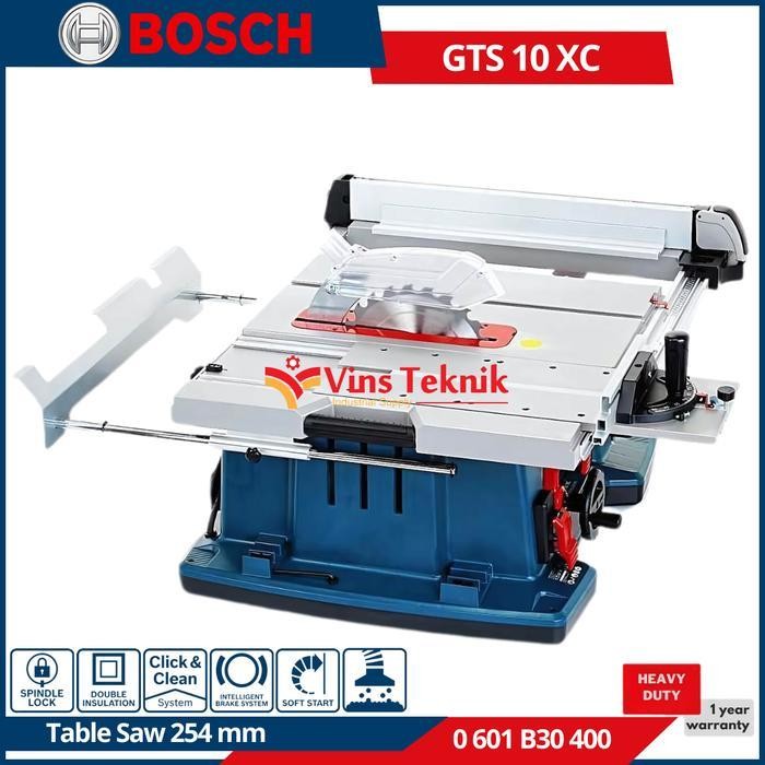 BOSCH GTS 10 XC TABLE SAW 10INCH 2000W MESIN MEJA POTONG
