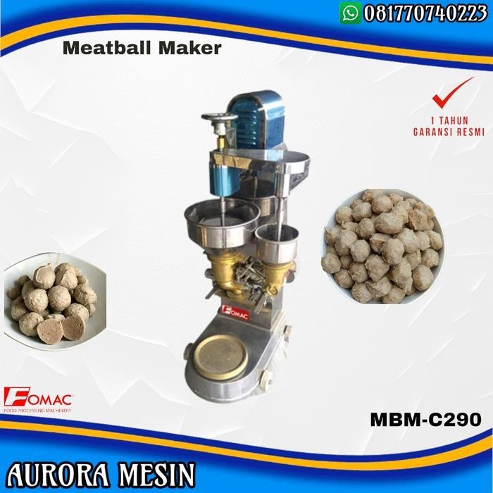 MESIN CETAK BAKSO ISI OTOMATIS MEAT BALL MAKER MBM-C290 FOMAC