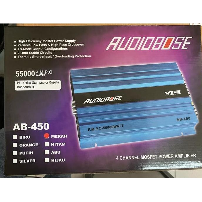 Power Audiobose Ab-450 power 4 chanel audiobose