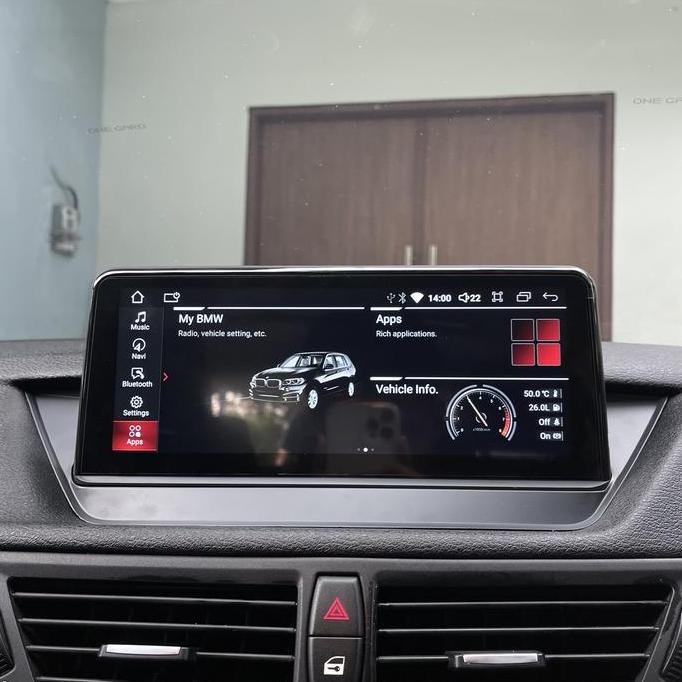 HEAD UNIT ANDROID 12 BMW X1 E84 2009 - 2015 APPLE CALAY AND CAMERA