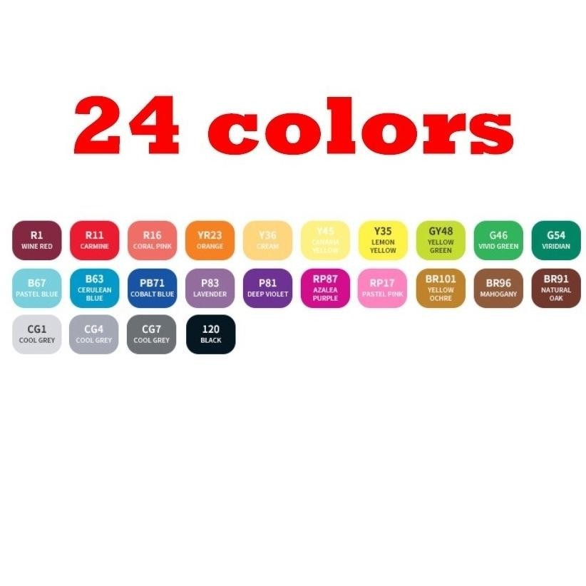 

Paus Biru - Spidol Warna Warni 1 Set Sketch Marker 2 Tip Touch Marker 48/60/80 Warna