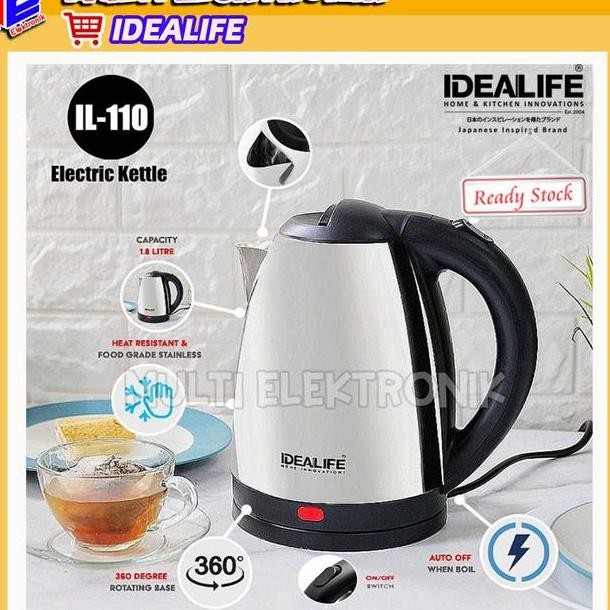 Electric Kettle Il110 Teko Listrik Low Watt