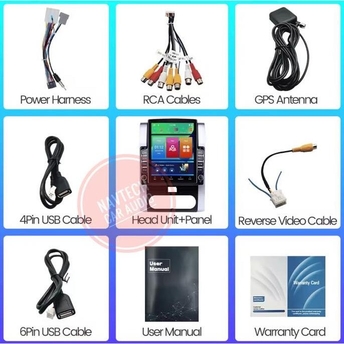 Head unit android Nissan xtrail T31 Tesla style 9.7 inch