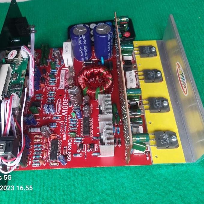 DMS 650 MP3 BLUETOOTH POWER AMPLIFIER MOBIL STEREO 300W ACCU 12V DC ampli accu 12v mobil car stereo 