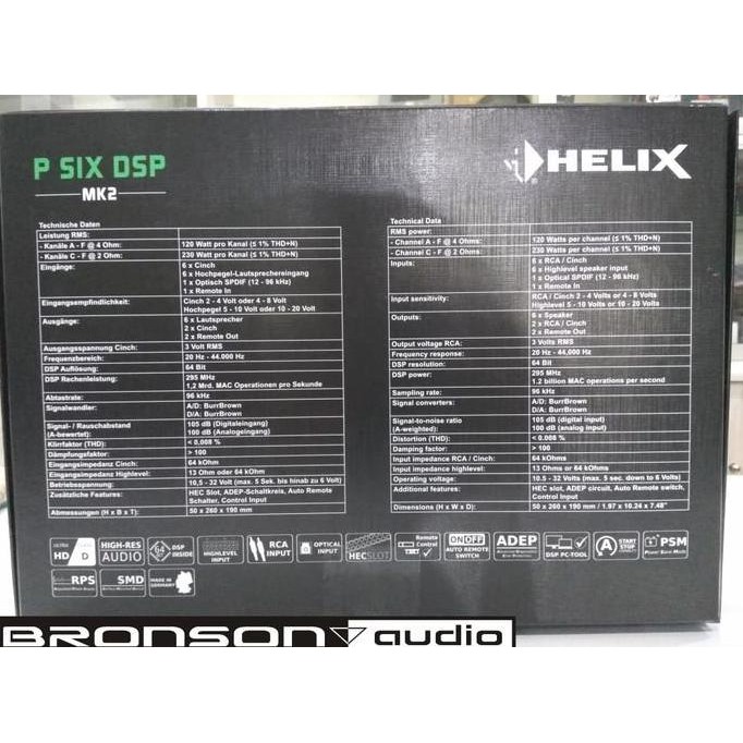 Processor HELIX P SIX DSP MK2