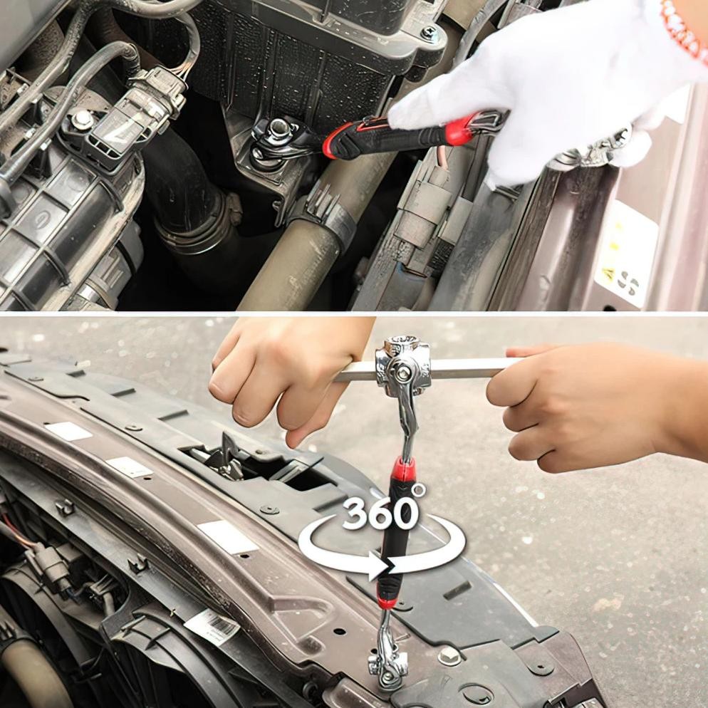 Dolphin Tool Kunci Pas Tiger Wrench 48in1 Socket Multifungsi Kunci Pas Universal 48 In 1