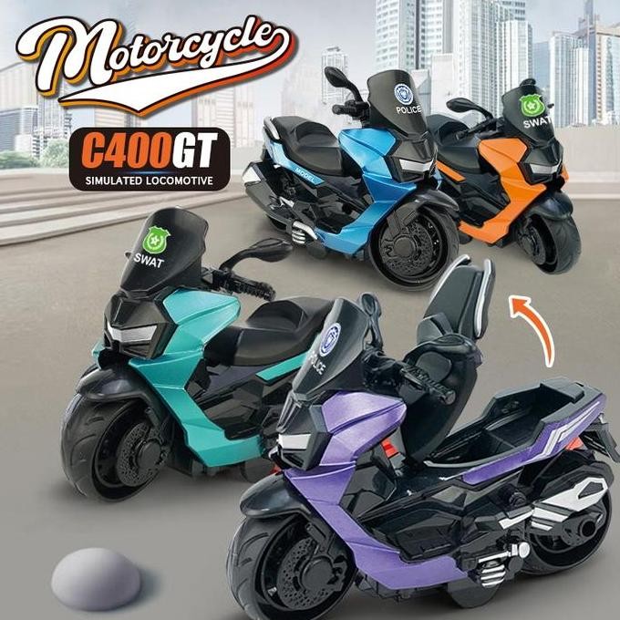 Habibi Motor Mainan Anak Inersia, Toy Vehicle Bisa Jalan Sendiri, Tahan Banting, Jok Bisa Dibuka, 11