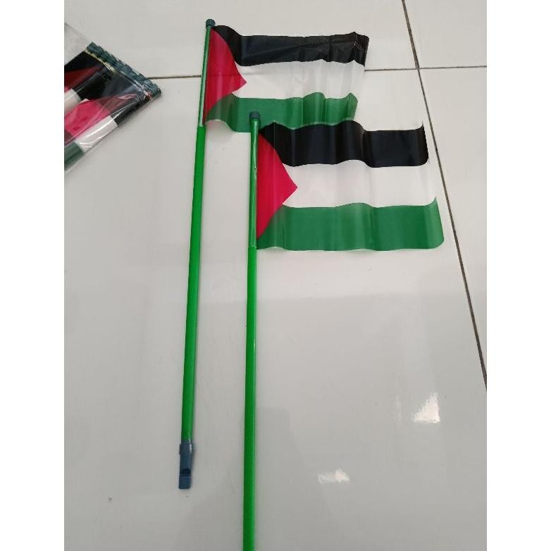 Berkualitas Bendera Palestina / Bendera Palestina Tangkai / Bendera Palestina Kecil(20) Murah