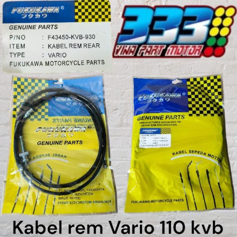 KABEL REM BELAKANG VARIO 110 KARBU KVB TALI REM BELAKANG VARIO KARBU