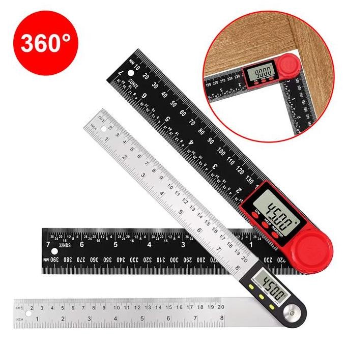 

Penggaris Busur Sudut Siku Digital Protractor Angle Ruler Inclinometer Alat Ukur Tukang Diy Dengan Layar Lcd Co