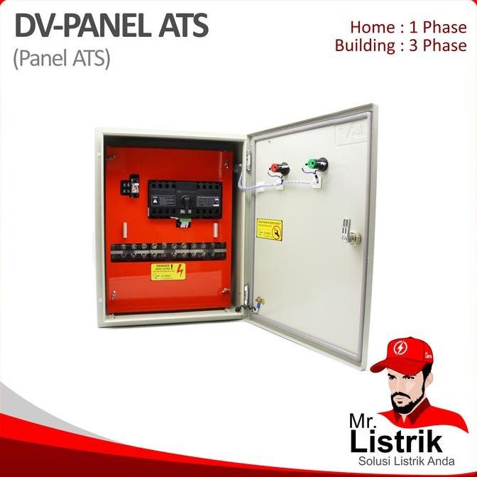 Dv - Panel Ats (Auto Manual Switch) Genset Ke Pln New Stok