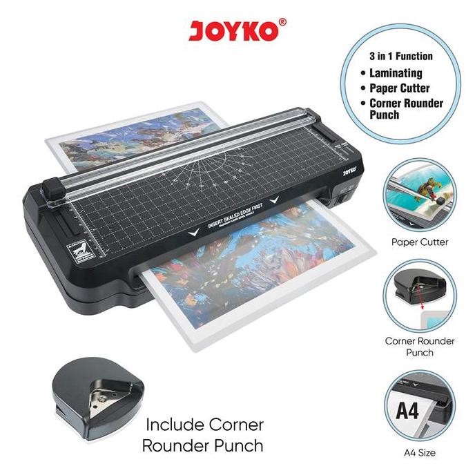 

Premium Joyko LAMINATING MACHINE + PAPER CUTTER A4 F4 Folio Mesin Laminating Joyko LM-06