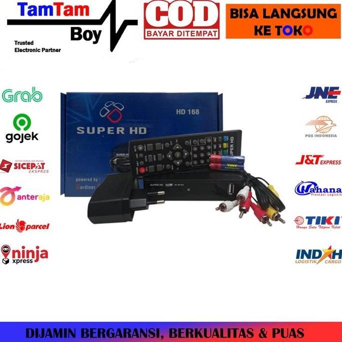 HARGA DISC - Set Top Box TV Digital STB Gardiner Super HD 168 DVB-T2 DVBT2 UHF Free