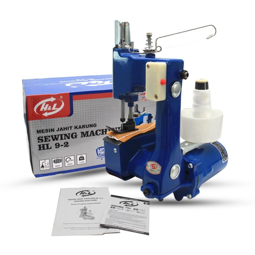 GROSIR NEW Mesin Jahit Karung Portable Bag Closer Karung Beras / Plastik /Kertas H&L HL9-2