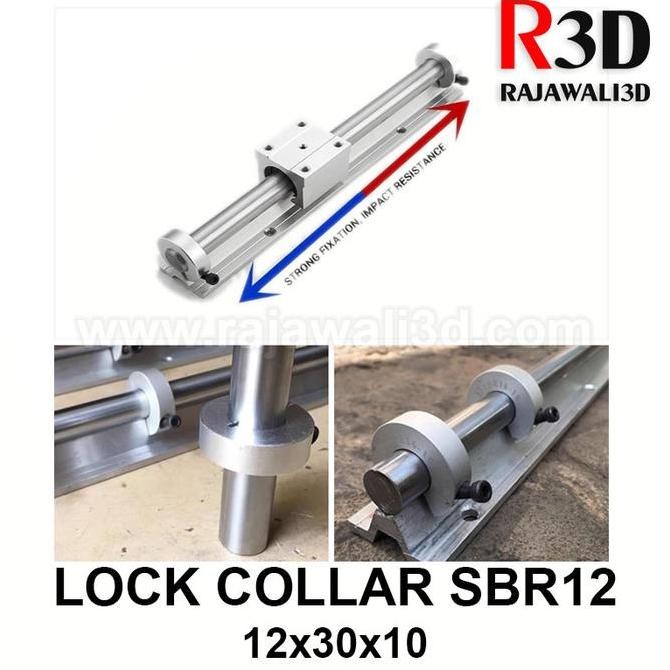 LockCollarSBR Lock Collar SBR Locking Collar SBR12mm Stainless Steel 12x30x10mm