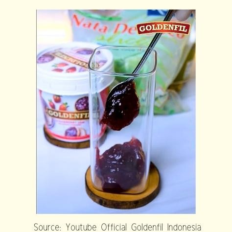 

MAMA.YOOL - Goldenfil Strawberry 1 kg Free Packing / Filling Topping Roti / Selai Buah Strawberry