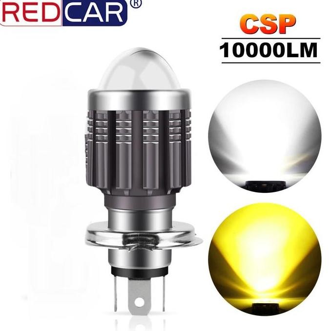 Lampu Motor Led Headlight 10000Lm H4 Csp 1 Pcs - 6W -6500K - 5W-8000 Harga Khusus