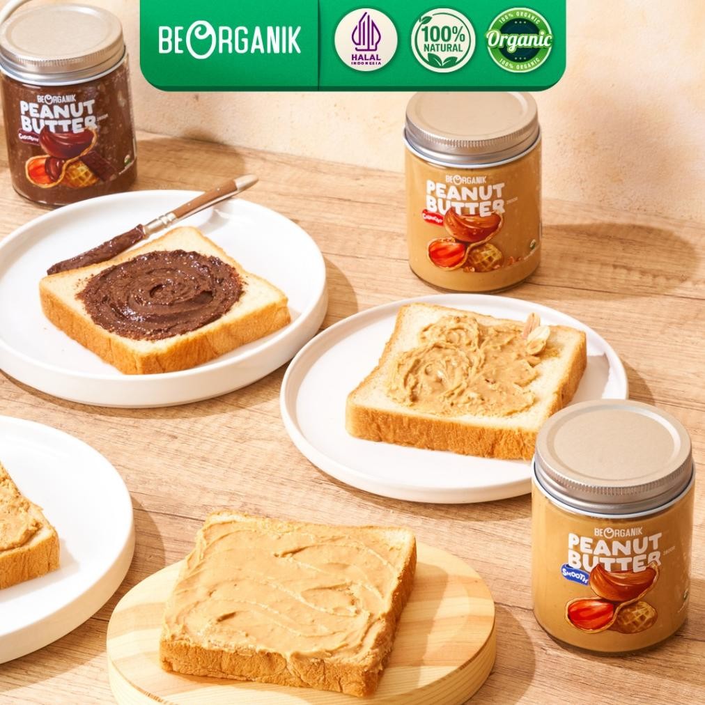 

Beorganik HONEY Peanut Butter / Selai Kacang Organik Tanpa Gula Bebas Gluten Vegan Halal 280gr