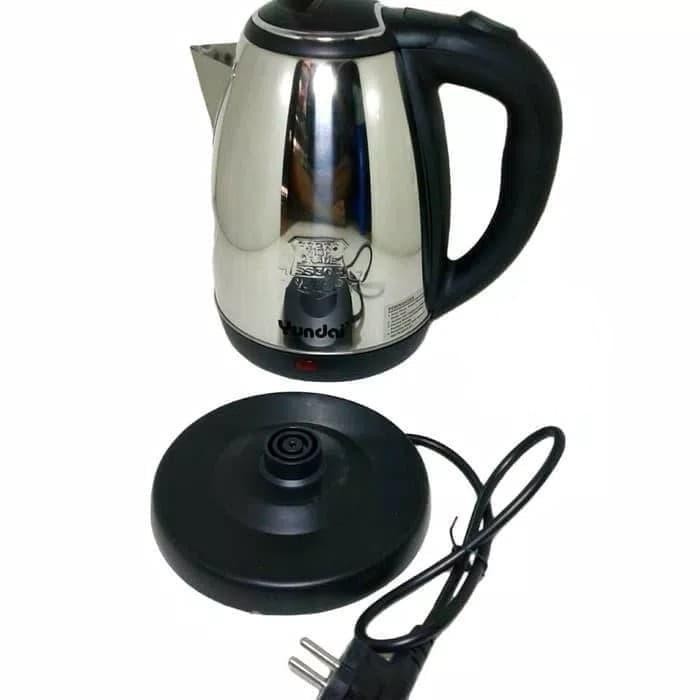 (Termurah) Teko Listrik Yundai 1.8 Liter Ketel Pemanas Air Stainless Steel 350W Bestseller