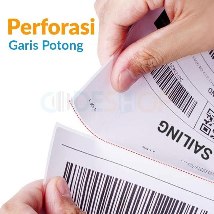 

Label Barcode Semicoated 70 X 50 Mm 1 Line Core 1 Inch Isi 1000 Pcs