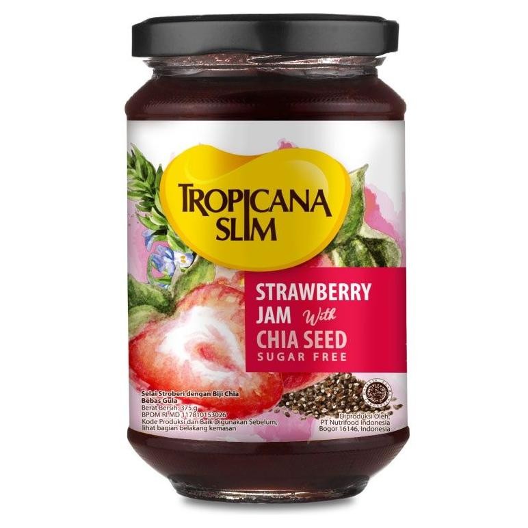 

TROPICANA SLIM Strawberry Jam 375gr