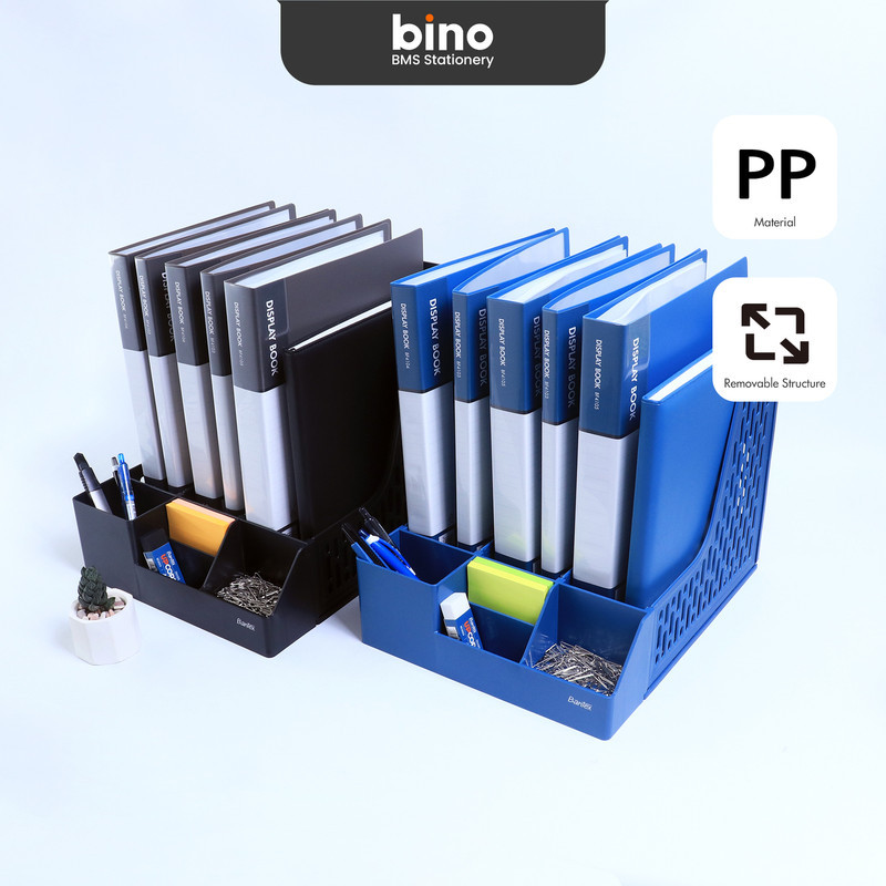 

[BMS Surabaya] Bantex Magazine Holder / Rak Simpan Buku dan Pena / Bahan PP | 3 Section BJ7646