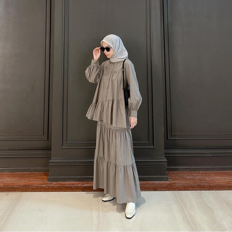 SFS Cottontrend - Catrine Set | One Set Atasan dan Rok Best Seller