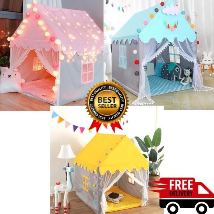 Mainan Tenda Princess Anak Model Rumah / Tenda Castle / Tenda Princess