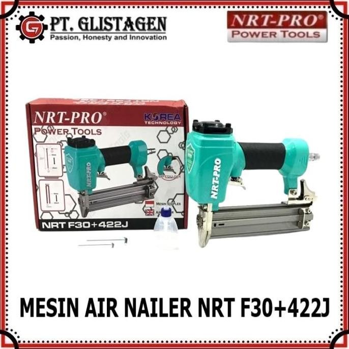 

Mesin Air Nailer Gun Staples Angin Paku Tembak Stapler 2 In 1 Nrt F30 + 422J Nrt Pro Co