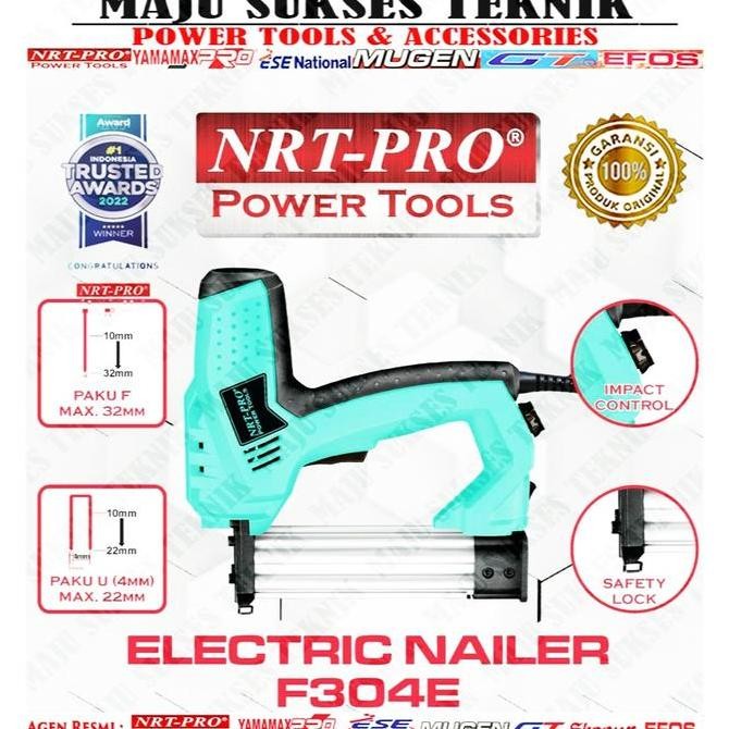 

Nrt Pro F304E Mesin Paku Tembak Staples Elektrik / Electric Nailer Gun Co