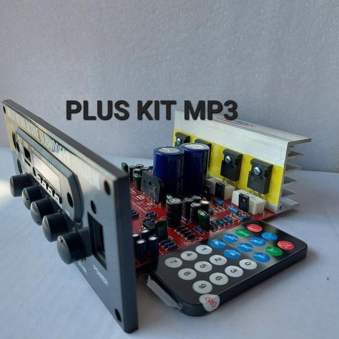 KIT POWER AMPLIFIER SPEAKER AKTIF STEREO KARAOKE MIC MP3 BLUETOOTH