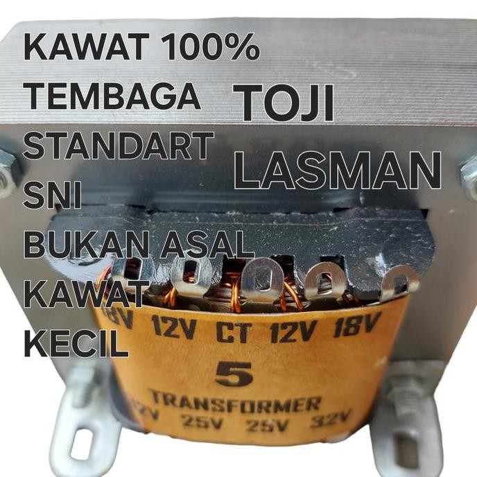 (  TRAVO 5A  CT  MURNI ) SIMETRIS USE FOR AUDIO SOUND SISTEM INPUT AC 0V 110V 220V 240V  OUTPUT AC C