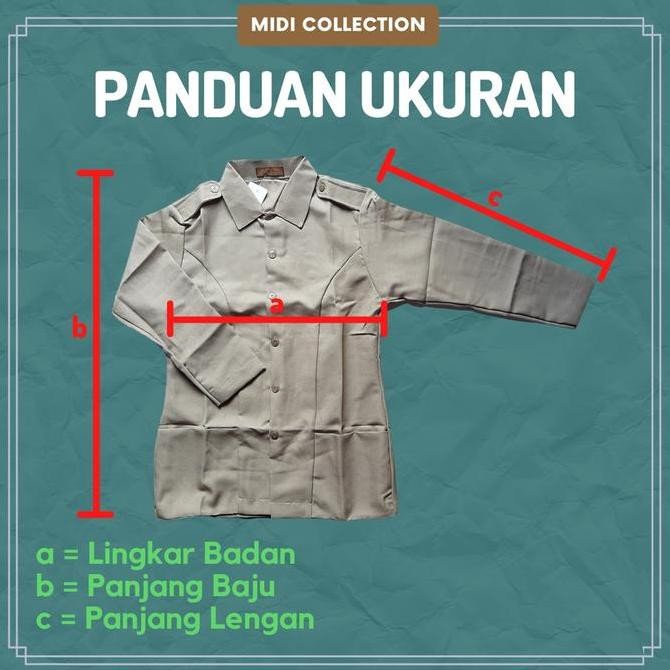 Baju Pramuka Katrina Pembina Cewek Lengan Panjang ( MERK SERAGAM )